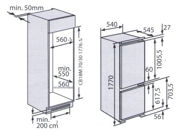 Gorenje rki4182e1 схема встраивания